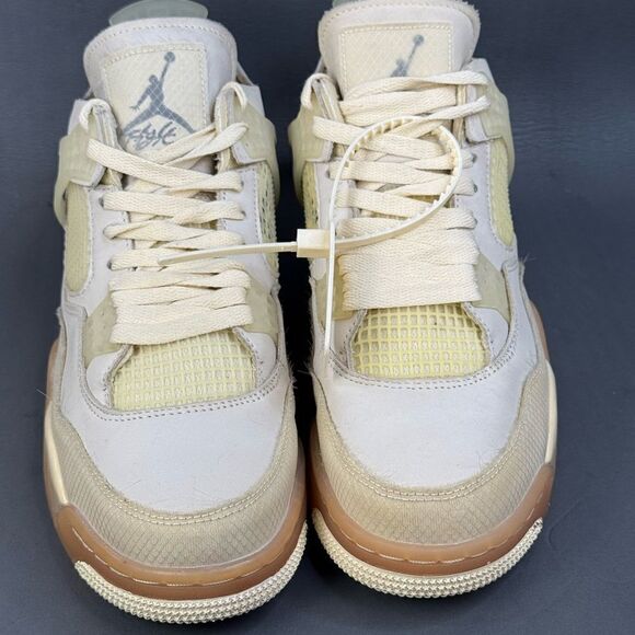 Jordan 4 SP x Off-White Mid Sail  sneaker shoes women’s size 10.5 ( men’s 8.5-9) main image 8